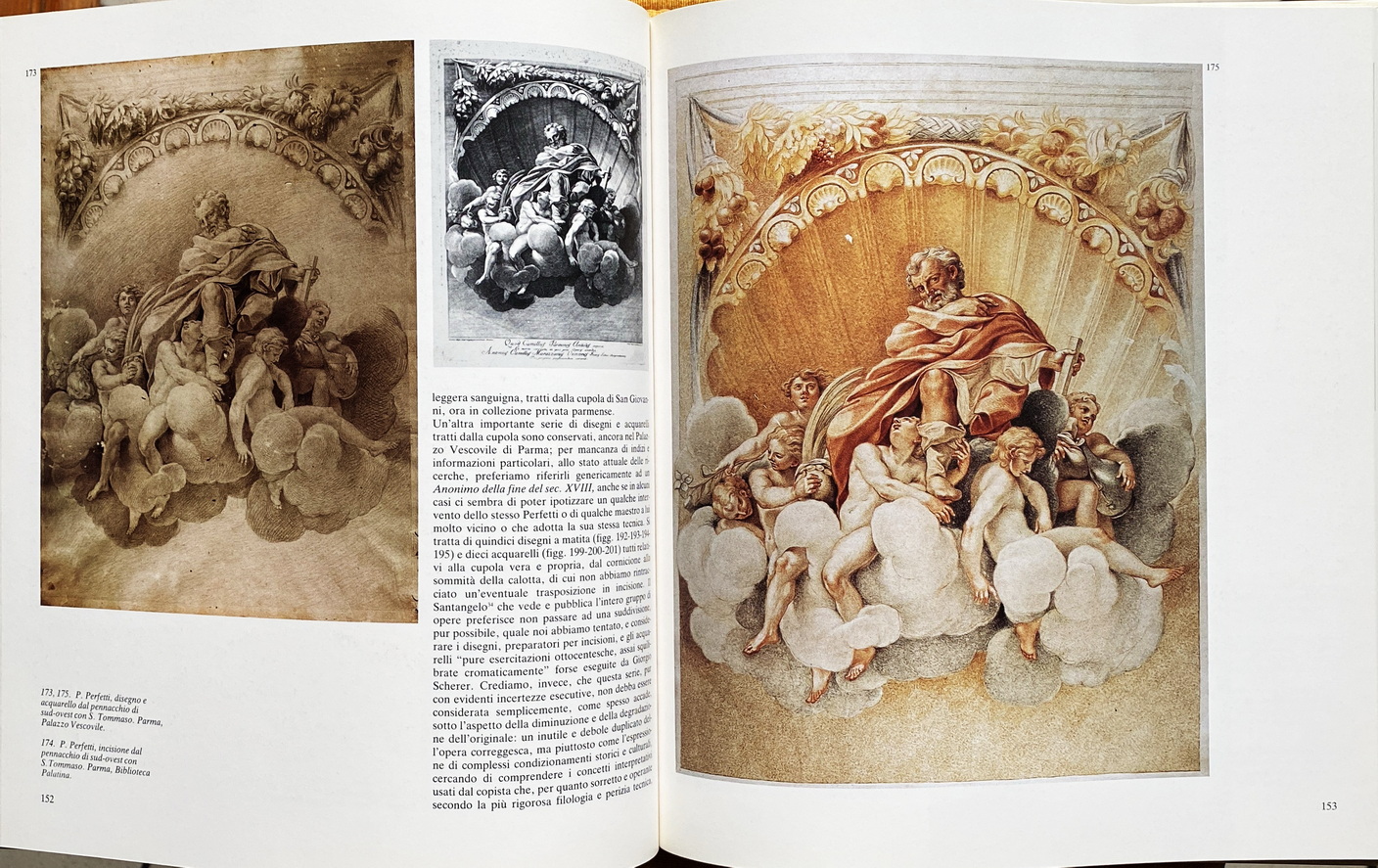 Eugenio Riccòmini, La più bella di tutte. La cupola del Correggio nel Duomo di Parma, Ed. Amilcare Pizzi, 1983