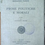 Alessandro Tassoni, Prose politiche e morali, Ed. Laterza, 1930
